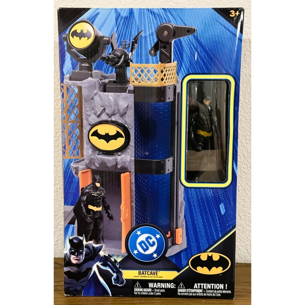 Spin Master DC Comics Batman Batcave Playset with Batman Action Figure NEW